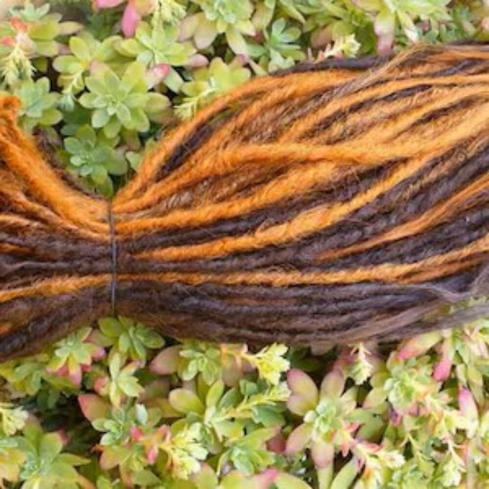 Beautiful Long Synthetic Dreadlocks - Dread Hair Extensions,cooper to dark brown